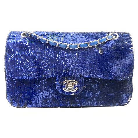 sac chanel classique bleu|Chanel sacs.